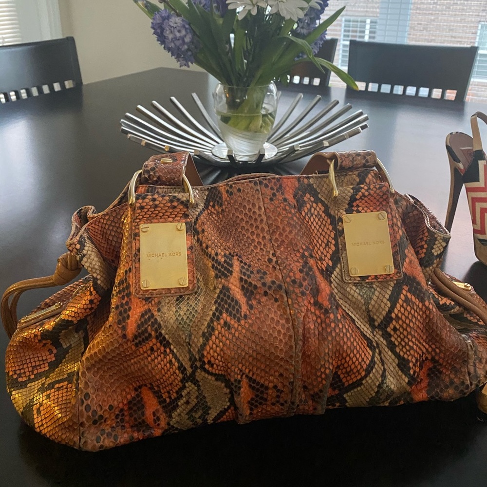 Michael Kors Python Bag - image 1
